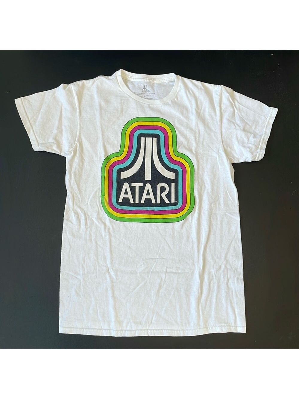 EC White Atari Short Sleeve T-Shirt - Size S
